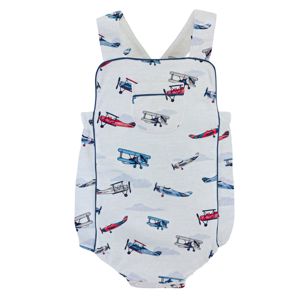 Patriotic Airplanes Printed Bubble