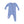 Solid Country Blue 2 Way Zipper Footie