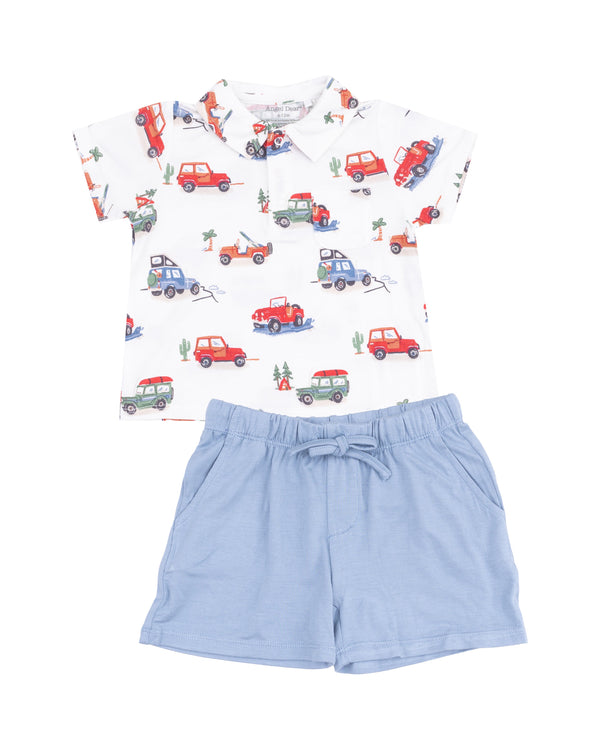 Off-Road Adventure Polo Short Set