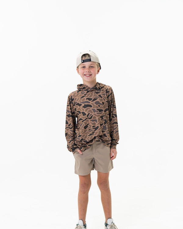 Youth Performance Hoodie- Gauge Camo