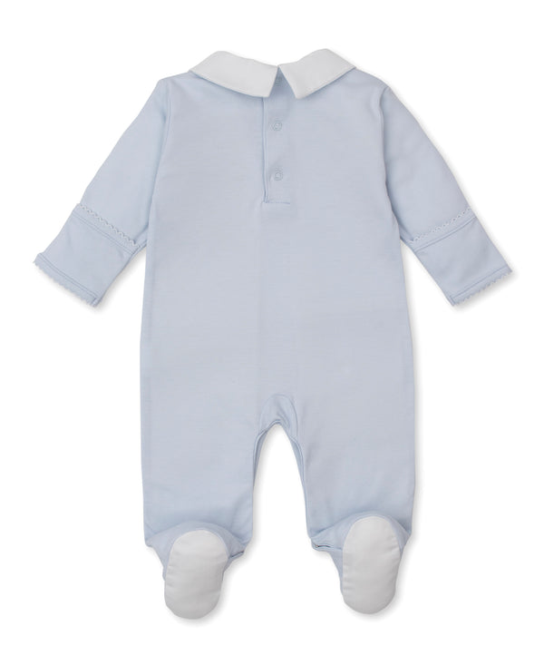 Rocking Horse Footie - Light Blue
