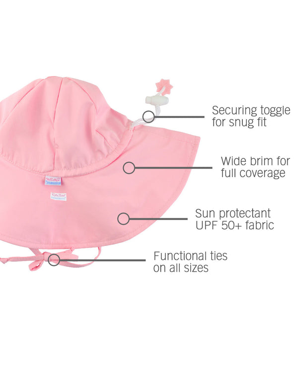Kids Sun Protective Hat- Pink