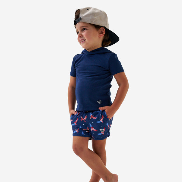 Youth Swim Trunk- USA Eagle