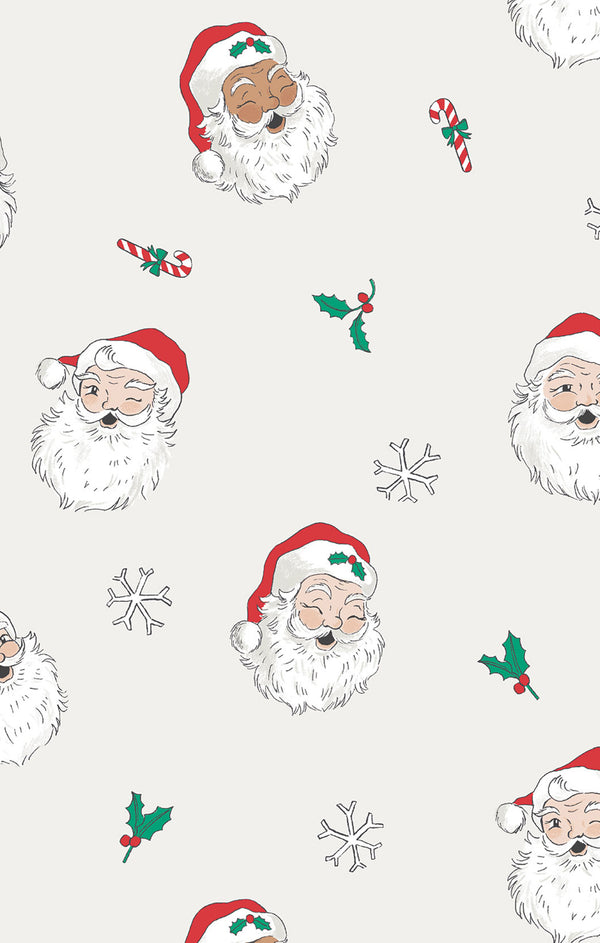 Vintage Santas 2 Way Zipper Footie