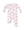 Little Fawn 2 Way Zipper Ruffle Footie- Light Pink/Pink