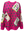 Pink & Green Polka Dot Christmas Mahjong Tile Sweater- (Women's)