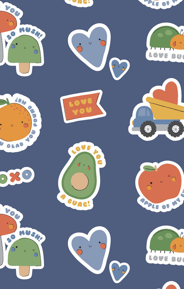 My Funny Valentine L/S Loungewear Set- Blue