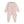 Pin Dot Ruffle Footie- Pink