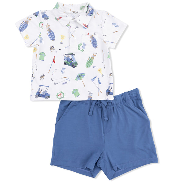 Golf Things Polo Short Set