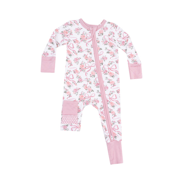 Ribbons & Flowers 2 Way Zipper Romper