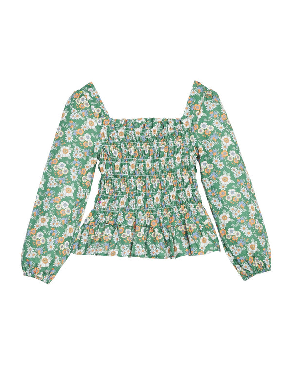 India LS Top- Greenwich Garden Green