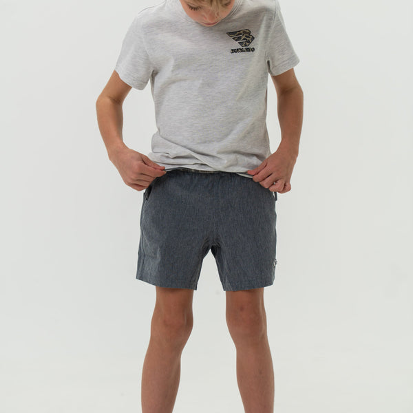 Youth Athletic Short- Grizzly Grey- Classic Deer Camo Liner