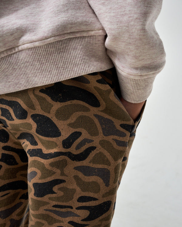 Youth Fleece Jogger- Gauge Camo