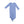 Solid Country Blue Knotted Gown