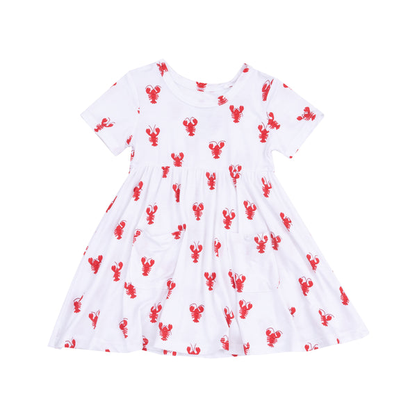 Lobster Bamboo S/S Twirly Dress