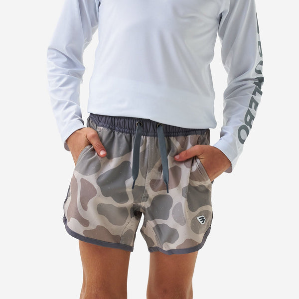 Youth Swim Trunk- Jumbo Deer Camo