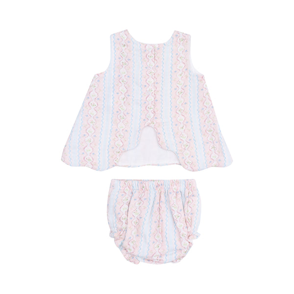 Ogee Floral Scallop Swing Bloomer Set