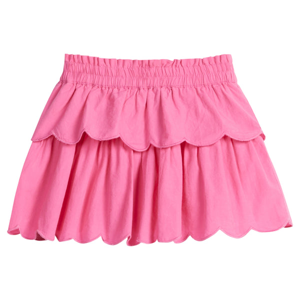 Tiered Skort- Hot Pink