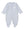 Saturday Regatta Footie- Light Blue Stripe