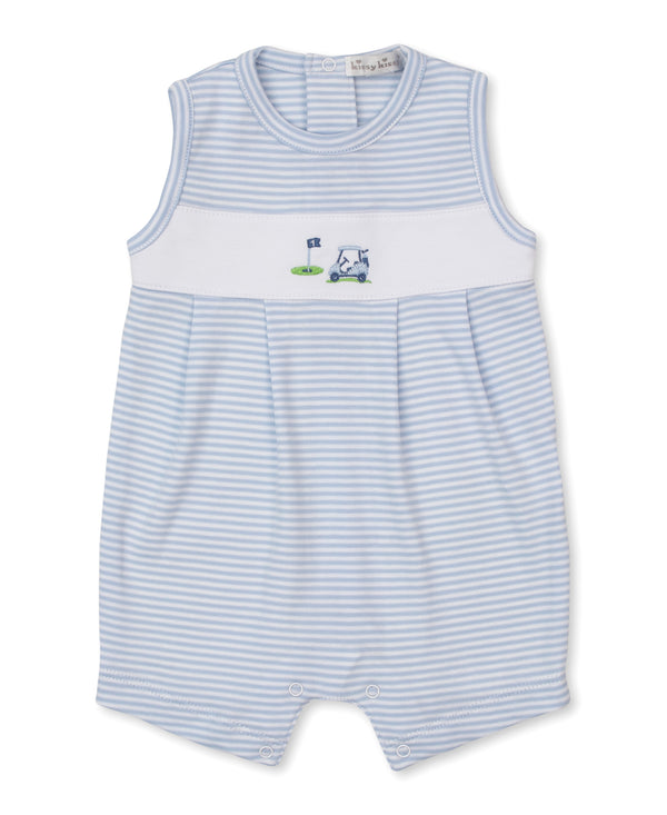 Golf Championship Sleeveless Playsuit- Light Blue