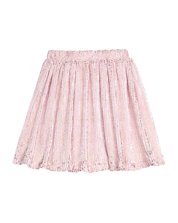 Circle Skort- Pink Crinkle Stars