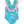 Ruffle V-Back One Piece- Neon Pool Party