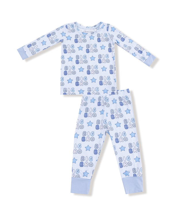 Big Bro L/S Loungewear Set- Light Blue