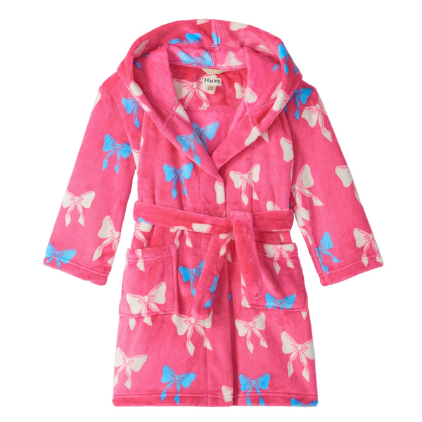 Big Big Bows Fuzzy Fleece Robe