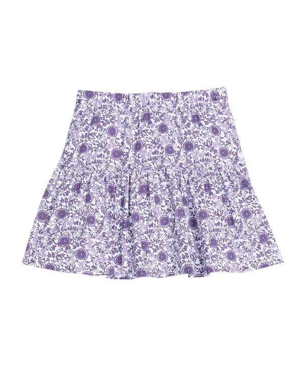 Sally Skort- Lavender Vine Floral