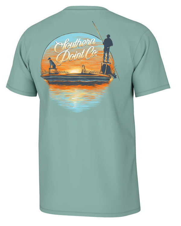 Skiff Skipper Coast Tee- Emerald Coast (Men)