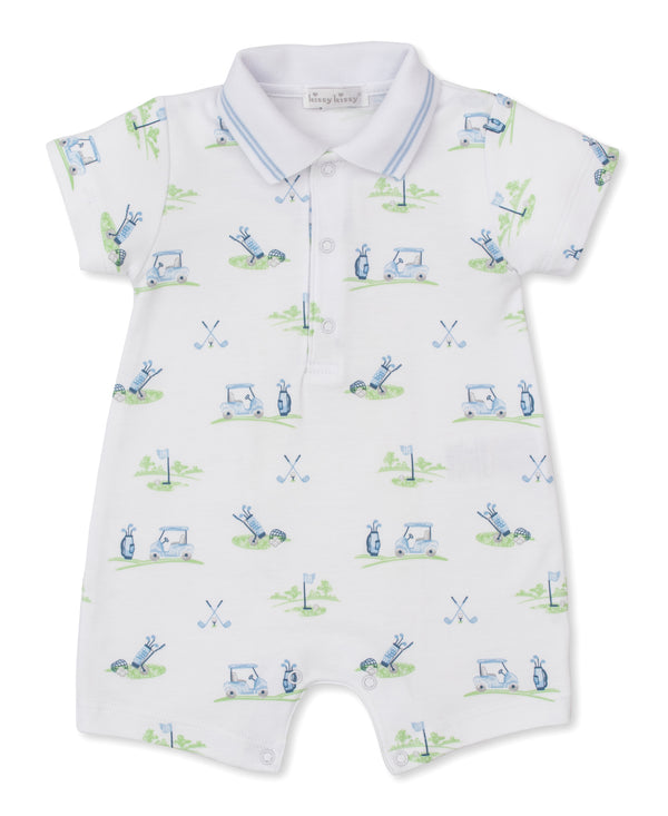 Fairway Foursome Playsuit- Blue