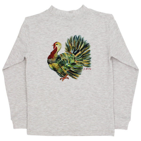 L/S Logo Tee- Turkey on Oatmeal