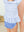 Scalloped Rash Guard 2-Piece- Periwinkle Blue Gingham