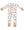 Napping Puppies 2 Way Zipper Romper- Ivory/Tan