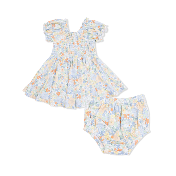 Georgia Floral Smocked Twirly Dress
