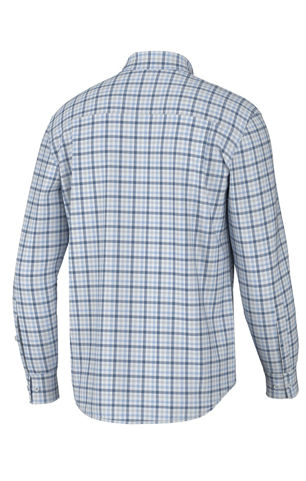 Youth Hadley Luxe Lite Button Down- Sanders Gingham