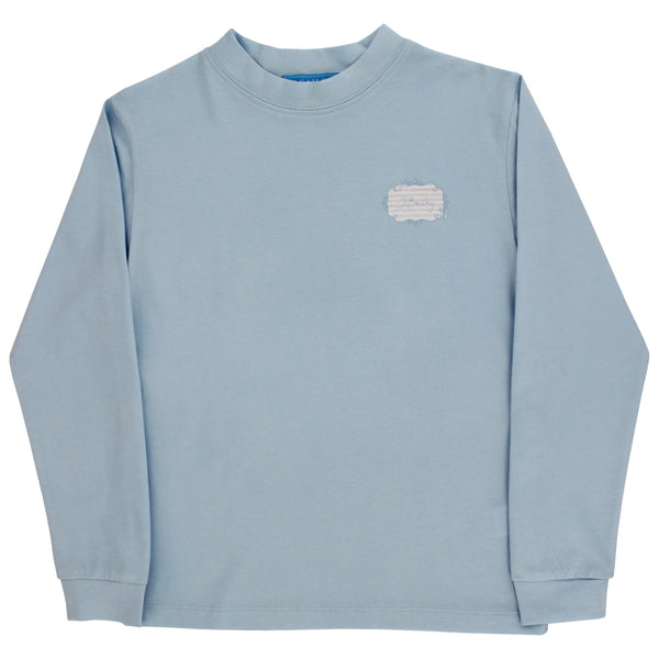 L/S Logo Tee- Nutcracker/Bayberry
