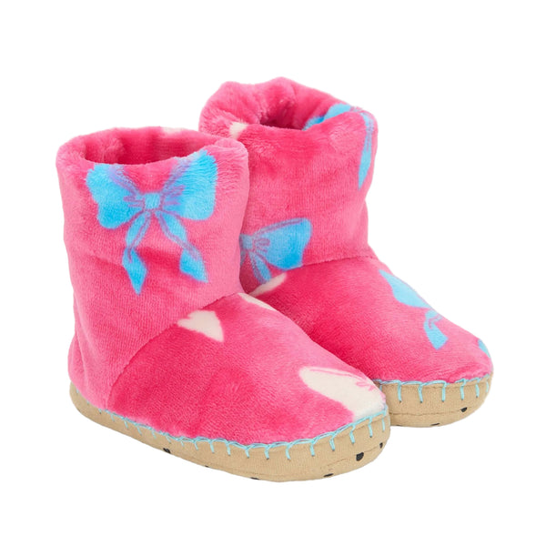 Big Bows Fleece Slippers