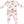 Horses 2 Way Zipper Ruffle Footie- Pink
