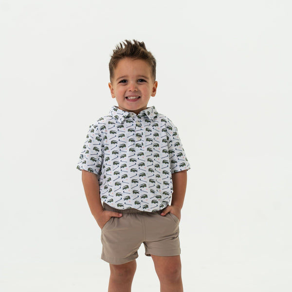 Youth Performance Polo- Tap It In