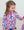 Zipper Rash Guard 2-Piece Swimsuit- Shimmer Star- Spangled