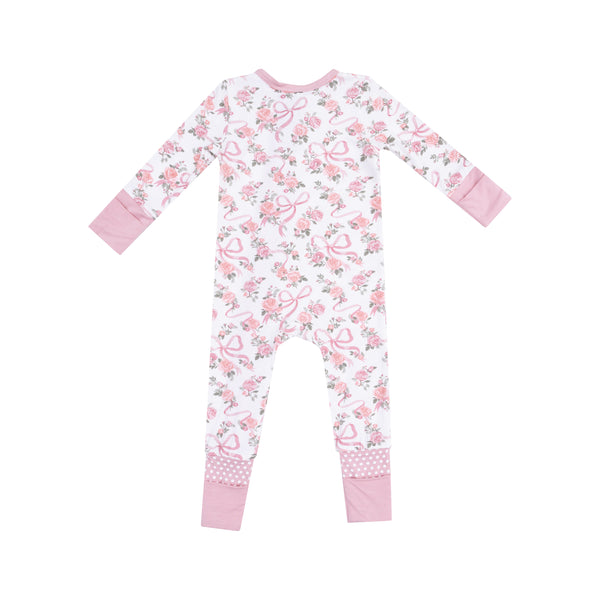 Ribbons & Flowers 2 Way Zipper Romper