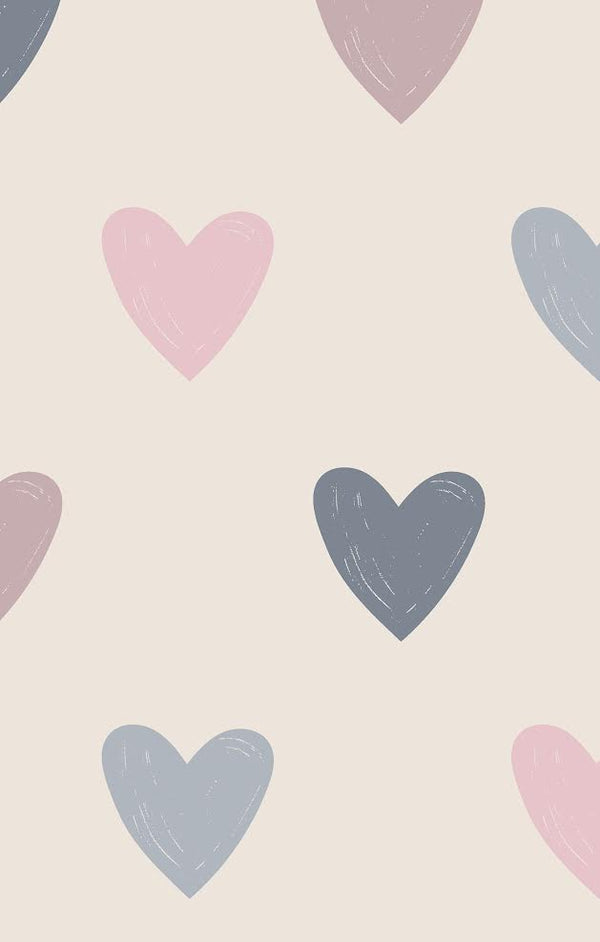 Hearts French Terry L/S Sweatshirt W/ Legging