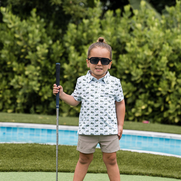 Youth Performance Polo- Tap It In