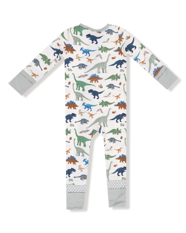 Washy Dinos 2 Way Zipper Romper
