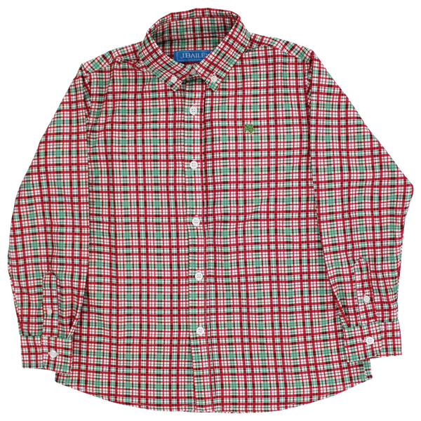 Performance Roscoe Button Down Shirt- Jolly Plaid
