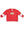 French Terry Sweatshirt W/ Varsity Stripes- Red