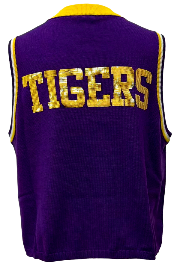 Licensed LSU Basketball Jersey Knit Tank- (Women's)