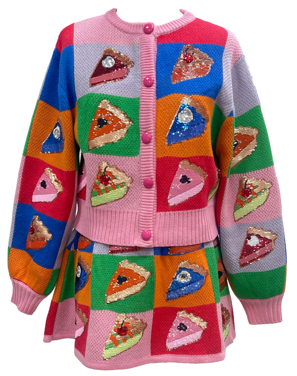 Rainbow Colorblock Piece Of Pie Skirt- (Women's)