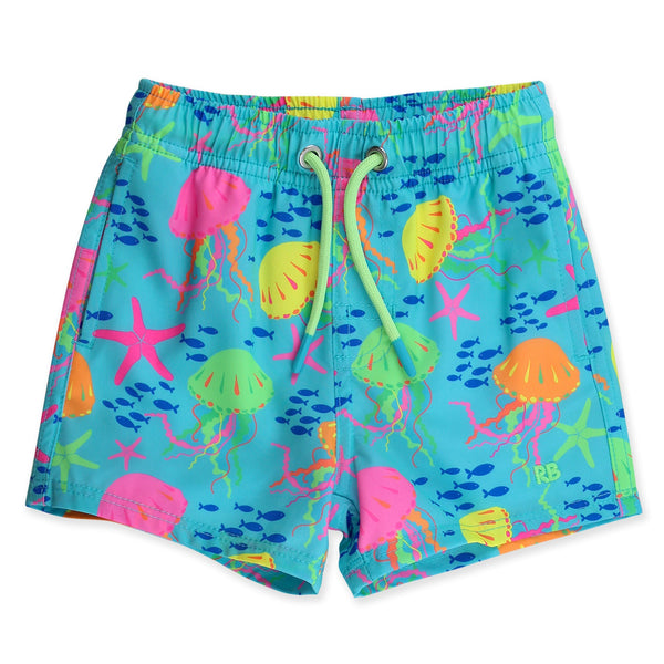 Swim Trunks- Neon Jelly Time